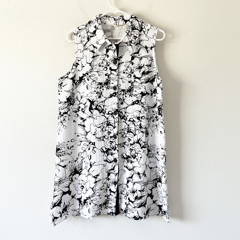 Soft Surroundings Georgia Button Front Tunic